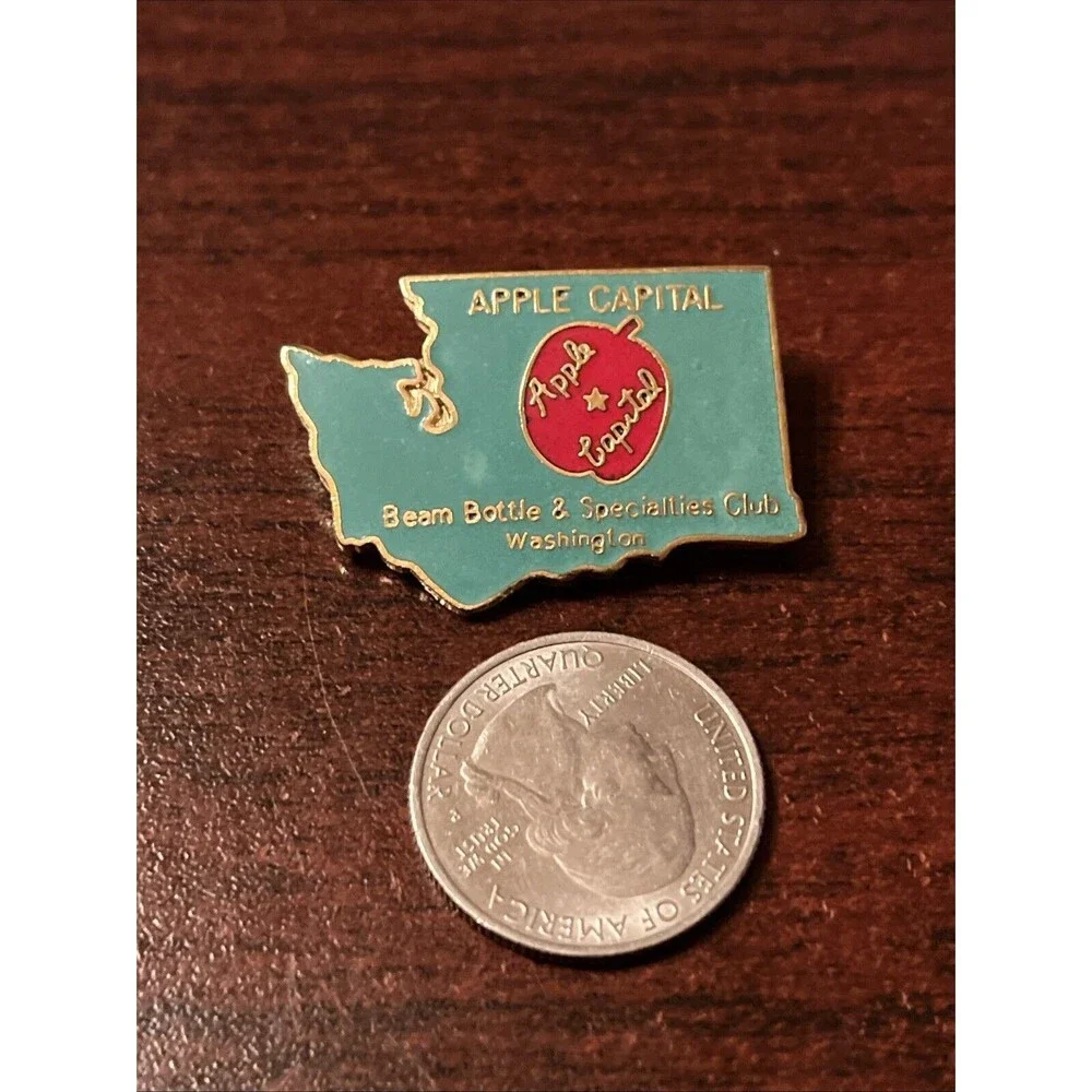 Washington Apple Capital Beam Bottles And Specialties Club Lapel‎ Hat Pin